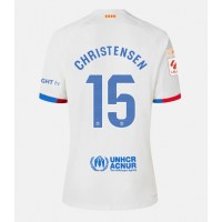 Fotbalové Dres Barcelona Andreas Christensen #15 Venkovní 2023-24 Krátký Rukáv